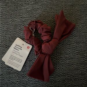 NWT Lululemon Uplifting Scrunchie *ribbon